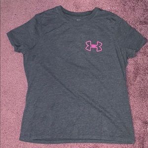 Grey under armour cotton t-shirt